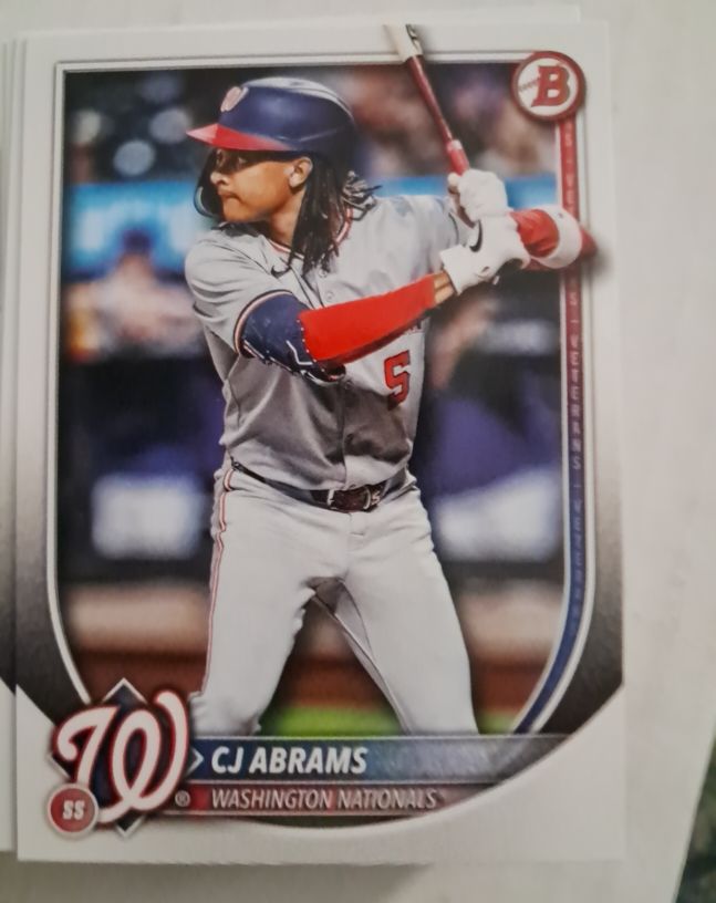 2025 Bowman #49 CJ Abrams — front
