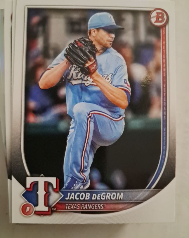 2025 Bowman #28 Jacob deGrom — front