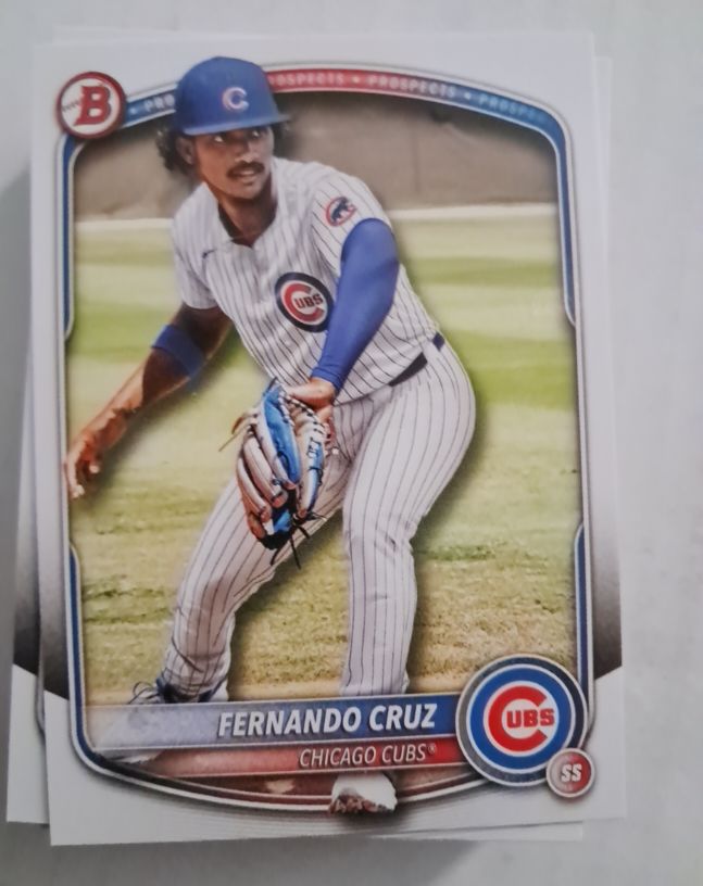 2025 Bowman #BCP-110 Fernando Cruz — front