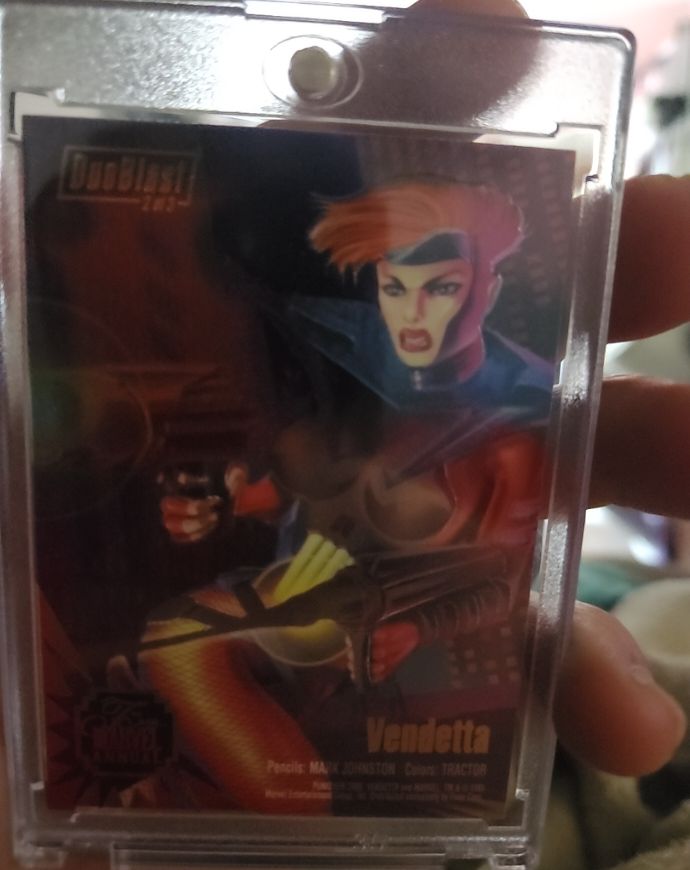 1995 Flair Marvel Annual DuoBlast #2 Vendetta — front