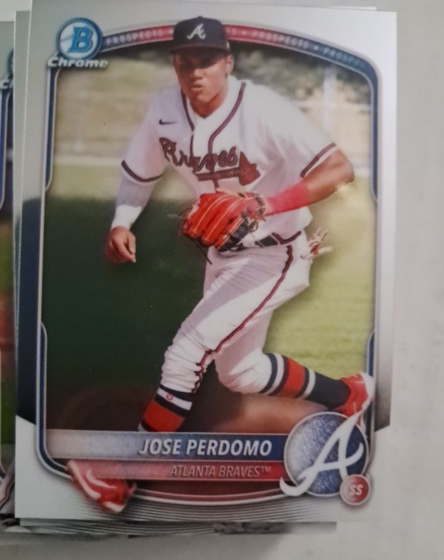 2025 Bowman Chrome Prospects #BCP-106 Jose Perdomo — front