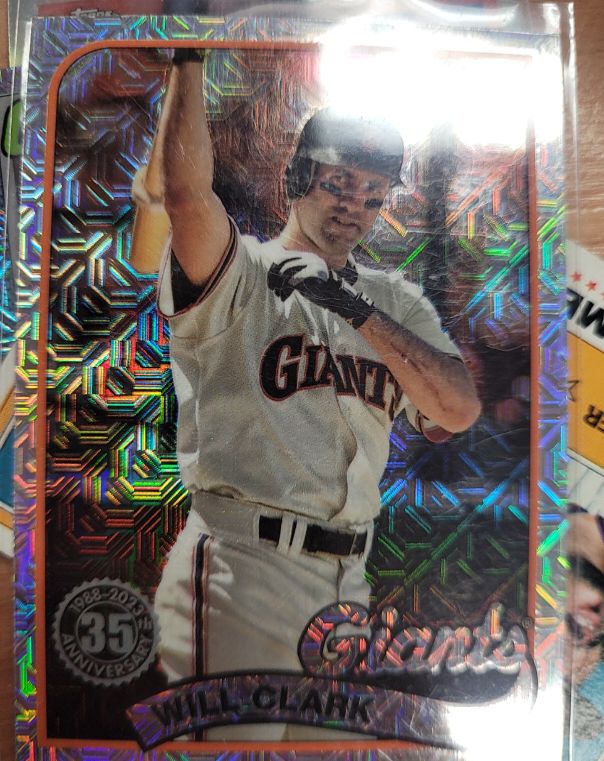 2024 Topps #T89C-47 Will Clark 1989 35th Anniversary Chrome — front