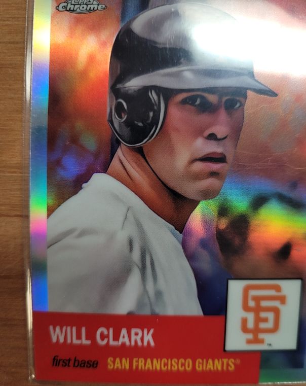 2022 Topps Chrome Platinum Anniversary #294 Will Clark — front