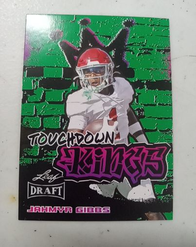 2023 Leaf Draft #96 Jahmyr Gibbs Touchdown Kings — front