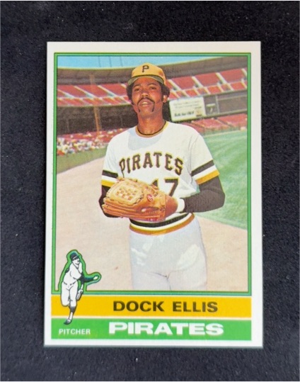 1976 Topps #528 Dock Ellis — front