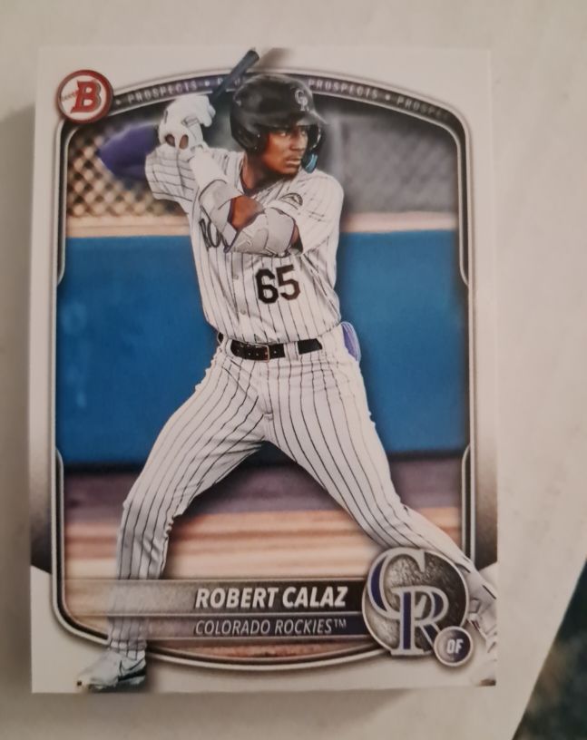 2025 Bowman #BP-40 Robert Calaz — front