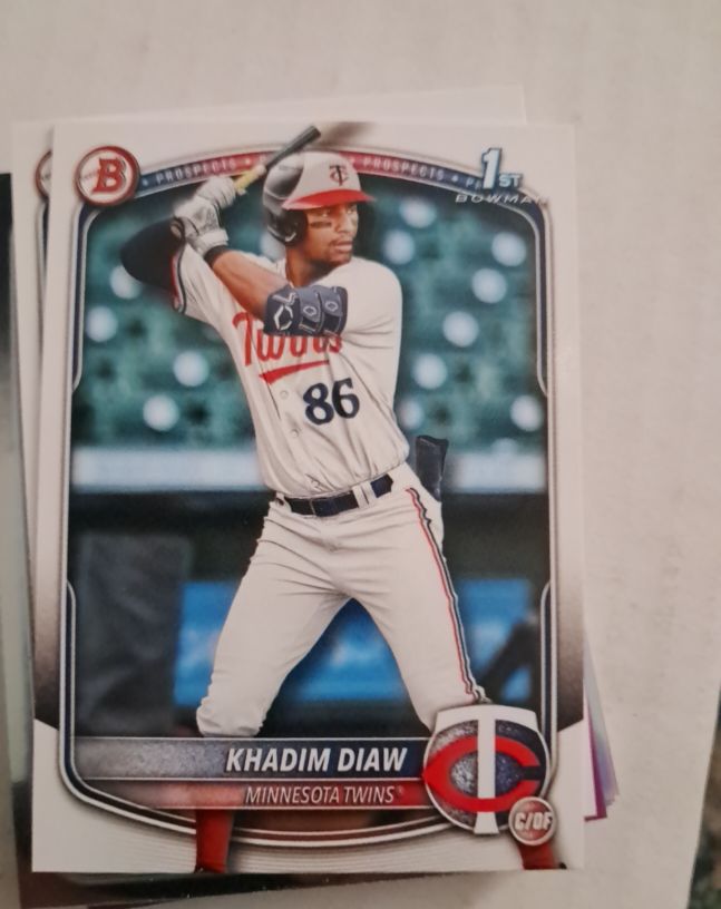 2025 Bowman Paper Prospects #BP-77 Khadim Diaw — front