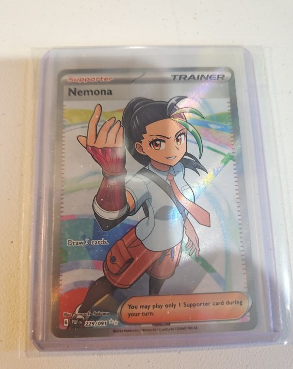 2024 Pokémon Paldean Fates #229 Nemona — front