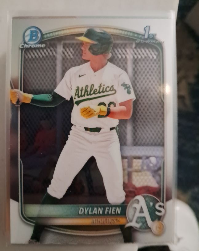 2025 Bowman Chrome #BCP-47 Dylan Fien — front