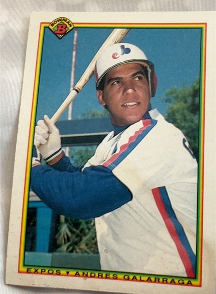 1990 Bowman #113 Andres Galarraga — front