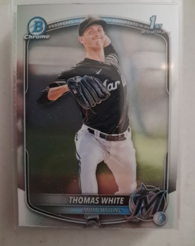 2025 Bowman Chrome Prospects #BCP-69 Thomas White — front