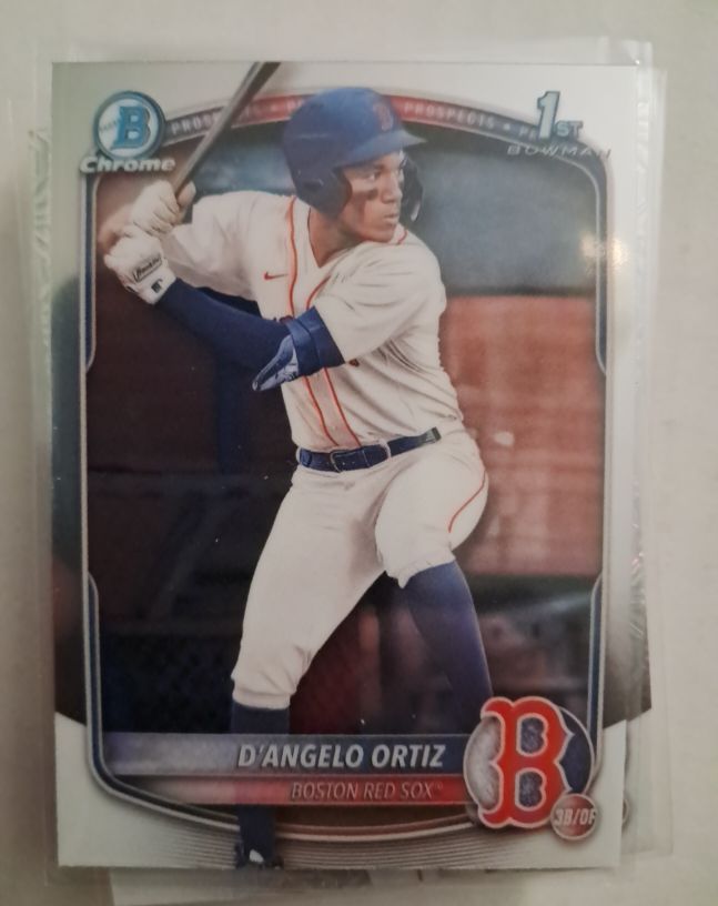 2025 Bowman Chrome Prospects #BCP-61 D'Angelo Ortiz — front