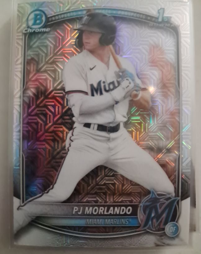 2025 Bowman Chrome Prospects #BCP-91 PJ Morlando — front