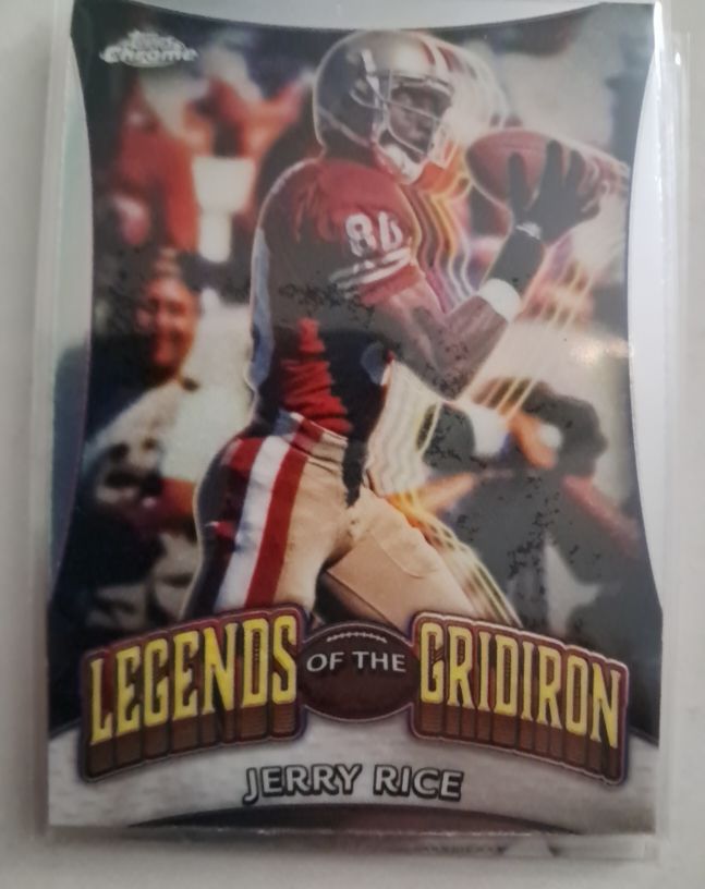2024 Topps Chrome #LOG-8 Jerry Rice Legends of the Gridiron — front