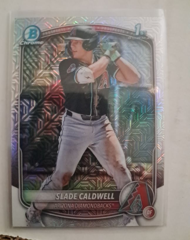 2025 Bowman Chrome #BCP-21 Slade Caldwell — front