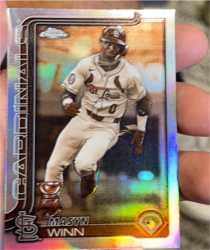 2025 Topps Chrome #244 Masyn Winn — front