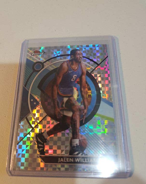 2023-24 Topps Finest #12 Jalen Williams — front