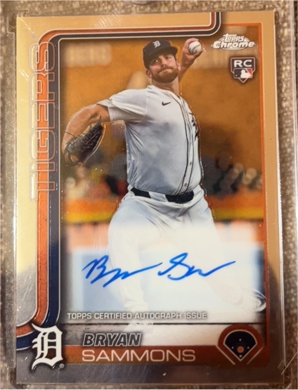2025 Topps Chrome #RA-BSA Bryan Sammons — front