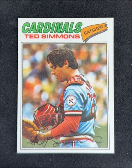 1977 Topps #470 Ted Simmons — front