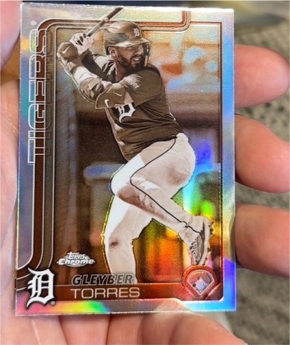 2025 Topps Chrome #190 Gleyber Torres — front