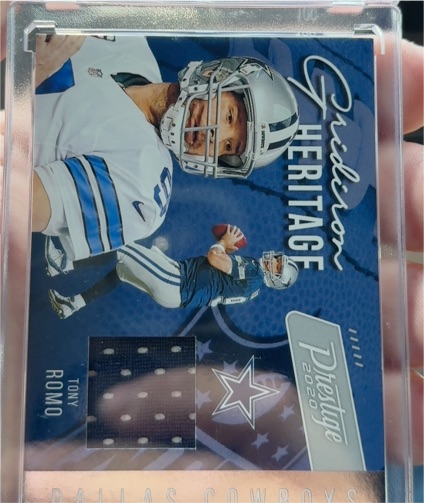 2020 Panini Prestige Gridiron Heritage #GH-TR Tony Romo — front
