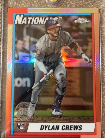 2025 Topps Chrome #90CB-16 Dylan Crews — front
