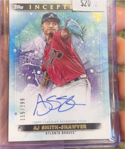 2024 Topps Inception #BRES-AS AJ Smith-Shawver — front