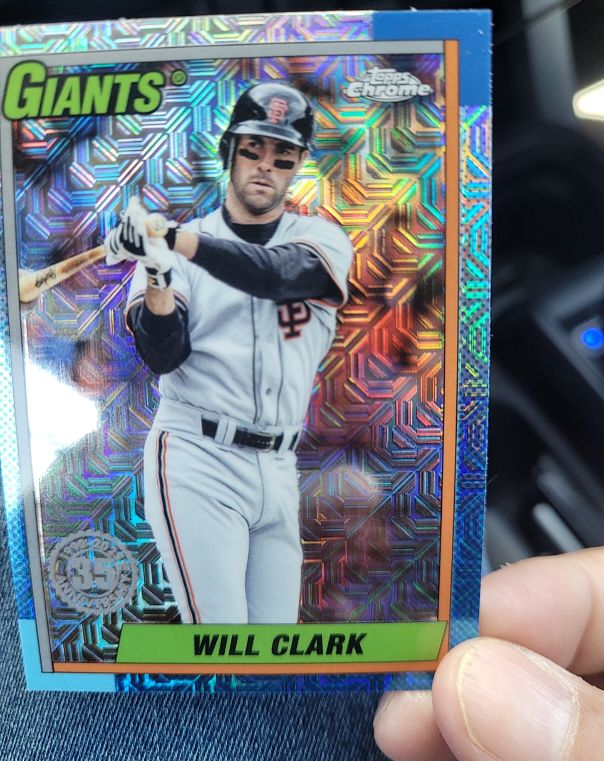 2025 Topps Chrome #T90C-75 Will Clark — front