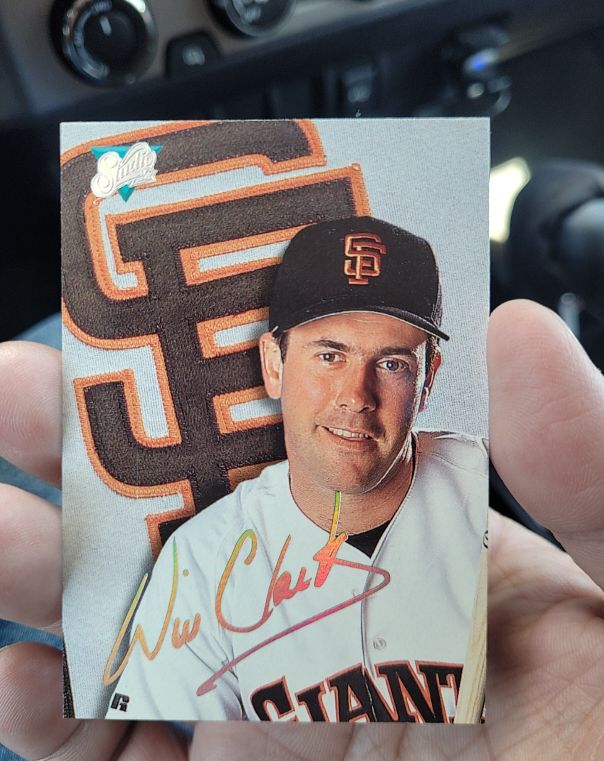 1993 Leaf Studio #48 Will Clark — front