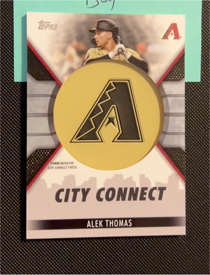 2023 Topps Series 1 City Connect Commemorative Patch #CC-ATH Alek Thomas — front