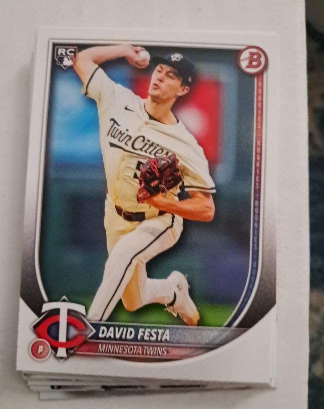 2025 Bowman #54 David Festa — front