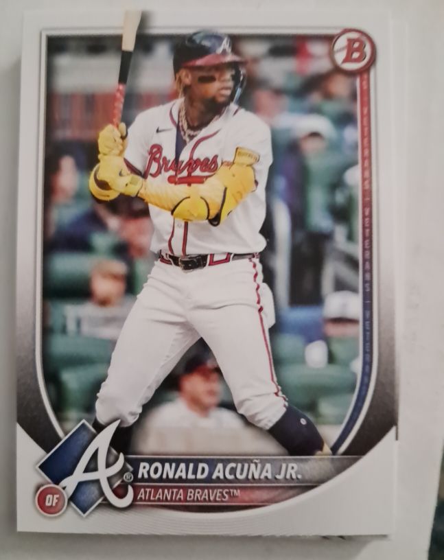 2025 Bowman #21 Ronald Acuña Jr. — front
