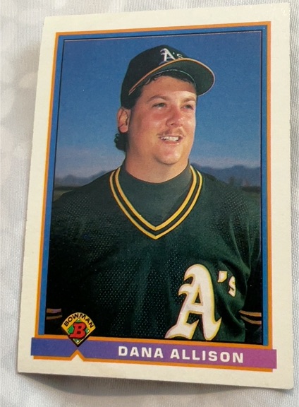1991 Bowman Baseball #238 Dana Allison — front