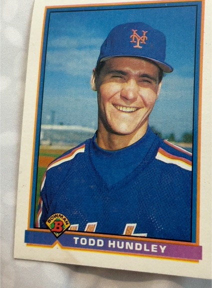 1991 Bowman #467 Todd Hundley — front