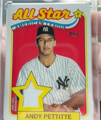 2024 Topps 1989 All Star Relics #89ASR-AP Andy Pettitte — front