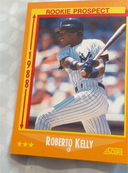 1988 Score #634 Roberto Kelly — front