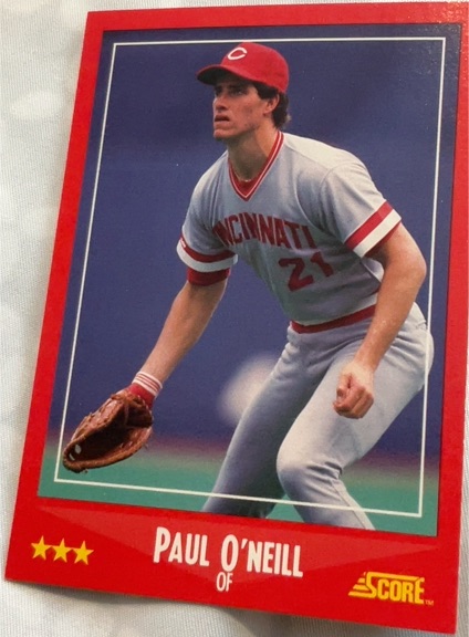 1988 Score #304 Paul O'Neill Cincinnati Reds — front