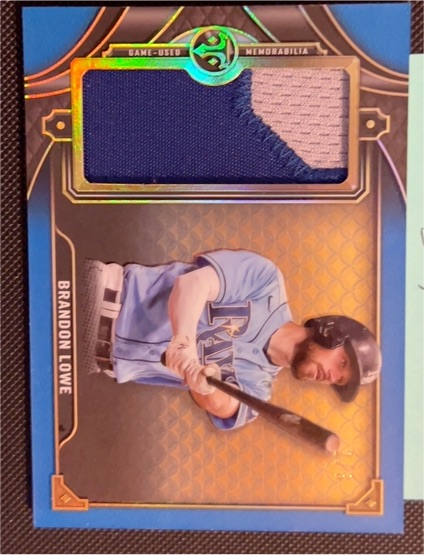 2022 Topps Triple Threads #SJR1-BL Brandon Lowe — front
