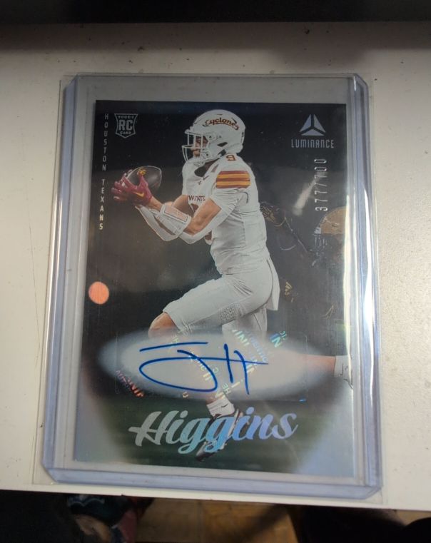 2025 Panini Luminance #127 Jayden Higgins — front