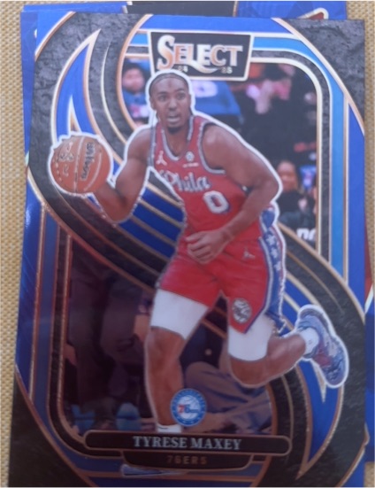 2024-25 Panini Select #156 Tyrese Maxey — front