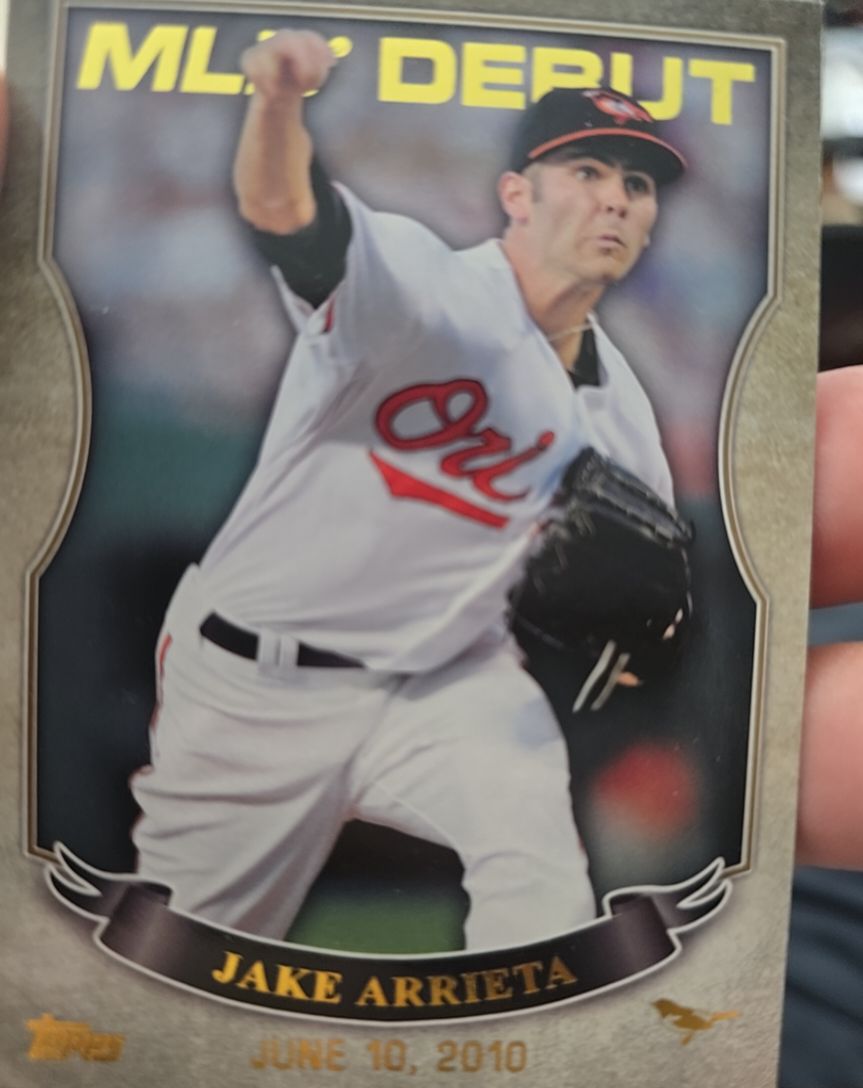 2016 Topps MLB Debut #MLBD2-20 Jake Arrieta — front