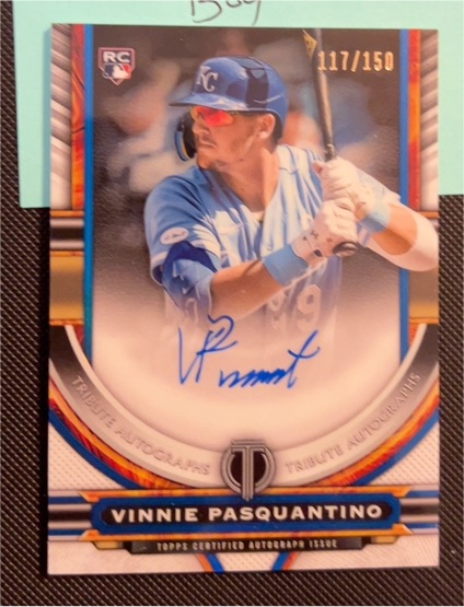 2023 Topps Tribute #TA-VP Vinnie Pasquantino — front