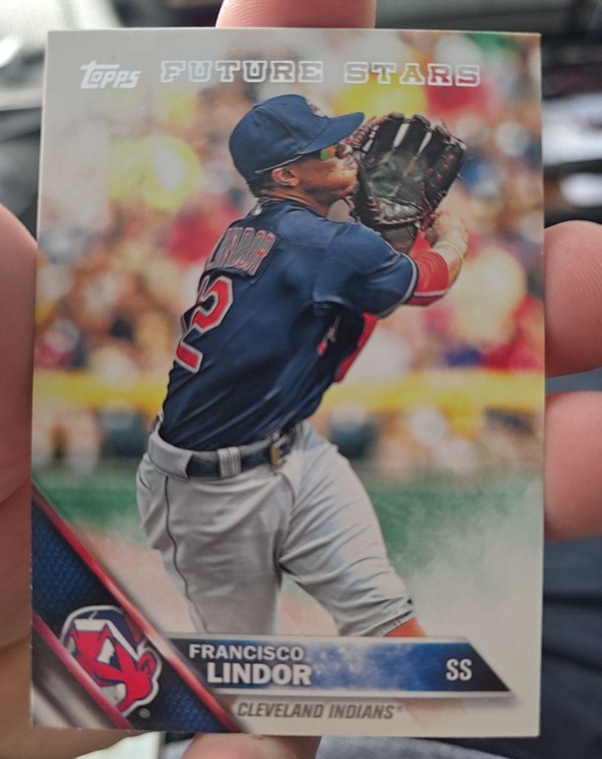 2016 Topps #439 Francisco Lindor — front