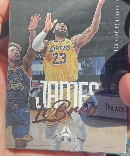 2020-21 Panini Chronicles Luminance #152 LeBron James — front