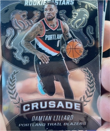 2020-21 Panini Chronicles Rookies & Stars Crusade #545 Damian Lillard — front