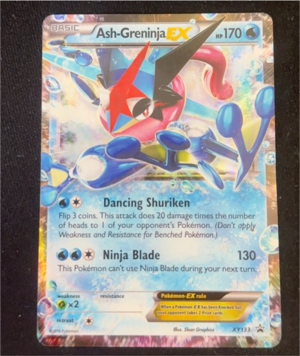 2016 Pokémon XY #XY133 Ash-Greninja EX — front