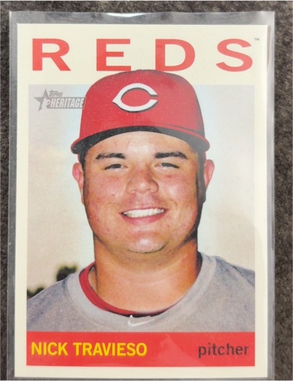 2013 Topps Heritage Minor League #116 Nick Travieso — front
