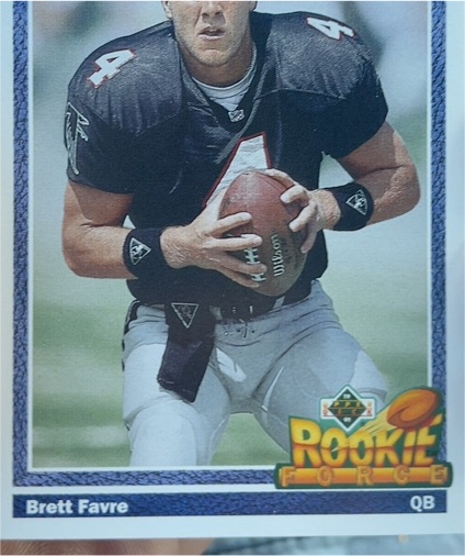 1991 Upper Deck #647 Brett Favre Rookie Force — front