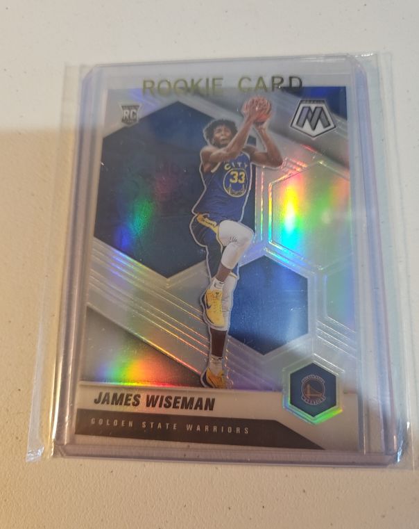 2020-21 Panini Mosaic #205 James Wiseman Rookie Card — front