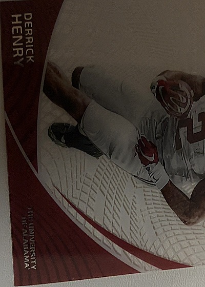 Derrick Henry University of Alabama Football Card — front
